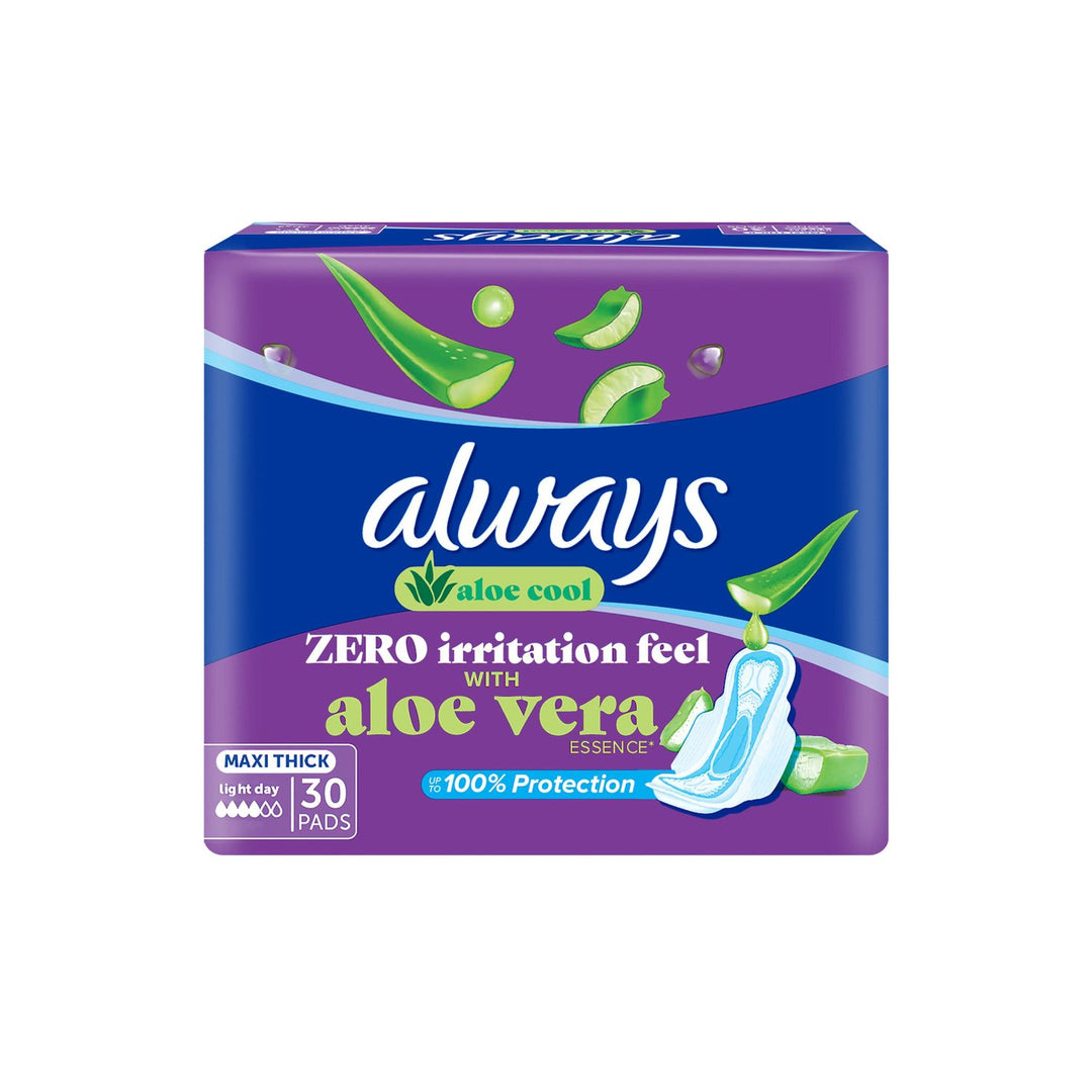 Always Lw Maxi Thk Aloe Cool 10'S