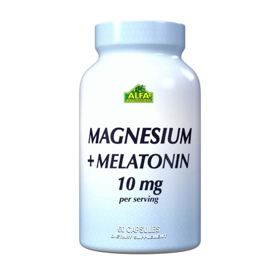 Alfa Magnesium + Melatonin(10Mg) Capsules 60 Pieces