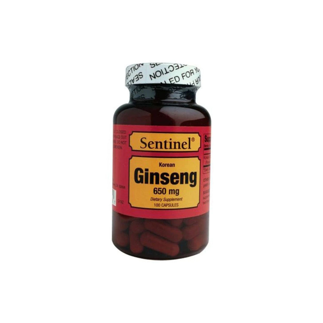 Sentinel Korean Ginseng 650mg Cap 50 Pieces