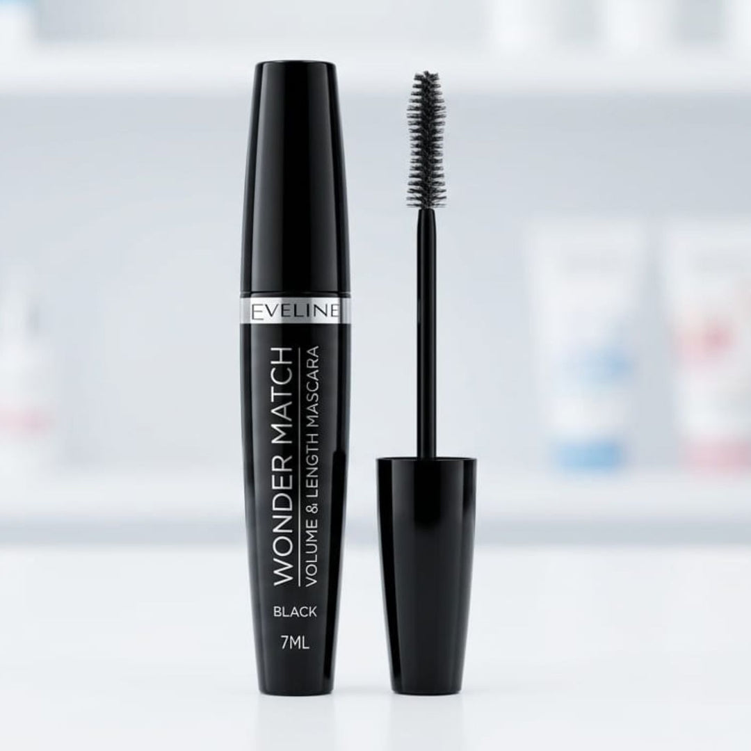 Eveline Wonder Match Volume & Length Mascara Black 7 ml