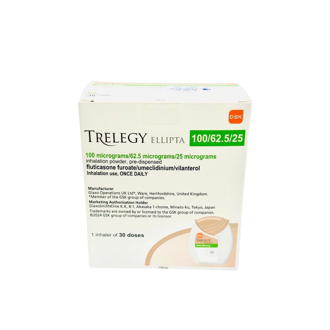 Trelegy Ellipta 100/62.5/25 Pd 30