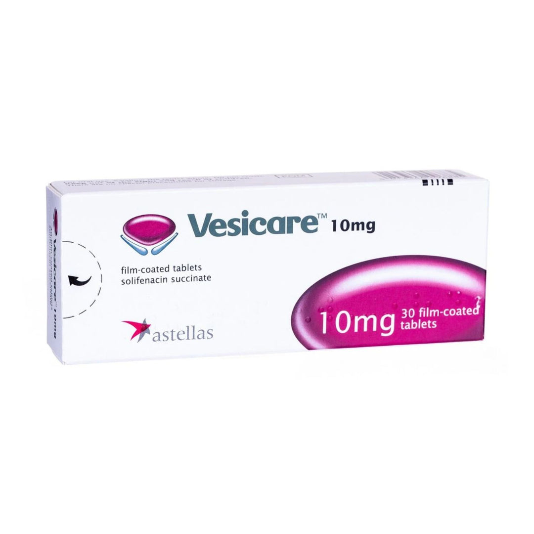 Vesicare 10mg Tablets 30 Pieces
