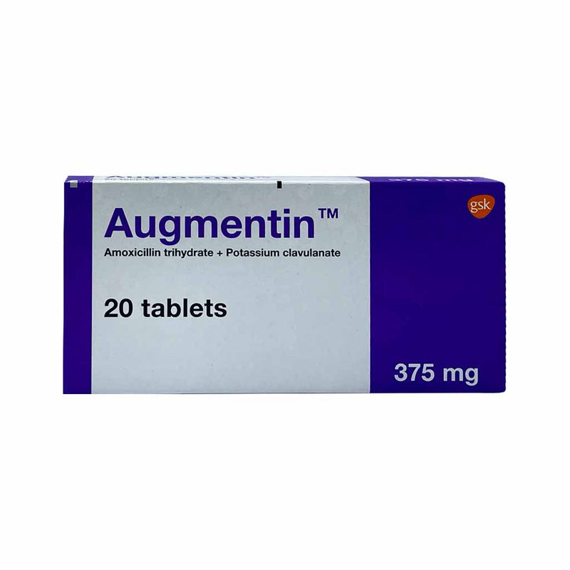 Augmentin 375mg Tablets 20&