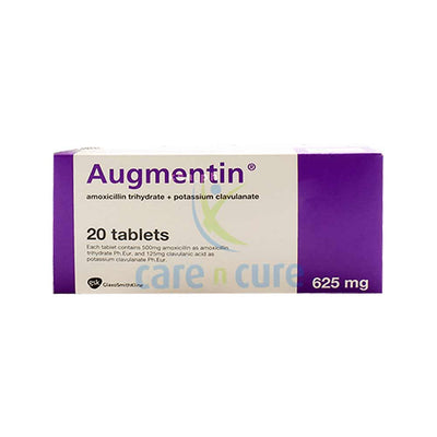 Augmentin 625mg Tablets 20S (ORIGINAL PRESCRIPTION IS MANDATORY UPON DELIVERY)