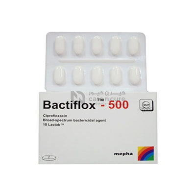 Bactiflox 500Mg Tab 10 Pieces (Original Prescription Is Mandatory Upon Delivery)
