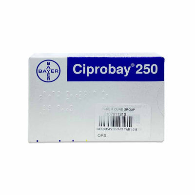Ciprobay 250mg Tablets 10's