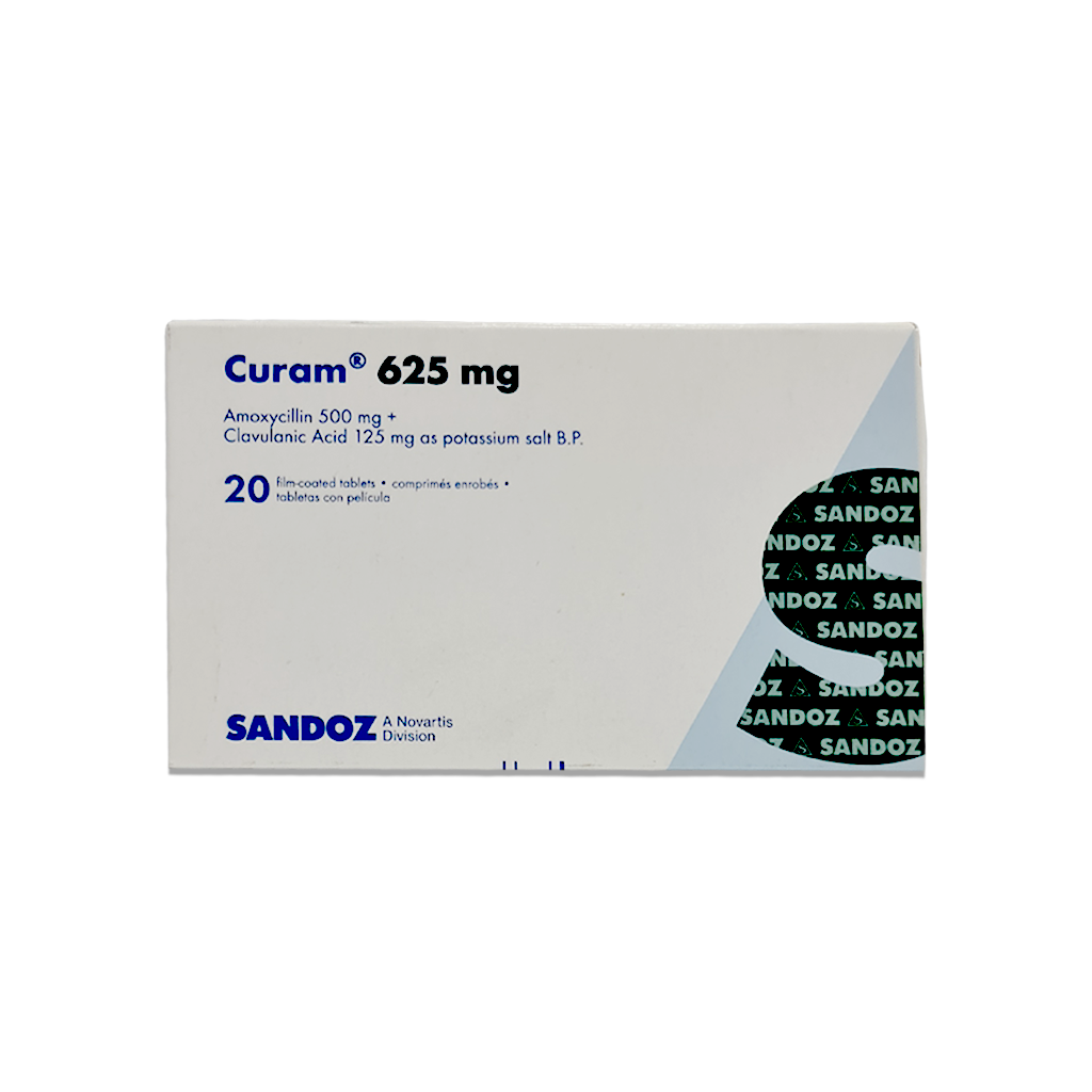 Curam 625mg Tablets 20's