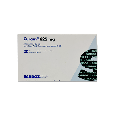 Curam 625mg Tablets 20's