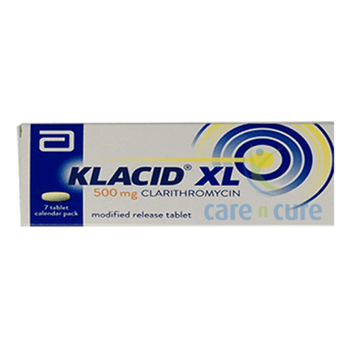 Klacid XL 500mg Tablets 7's (Original Prescription Is Mandatory Upon Delivery)