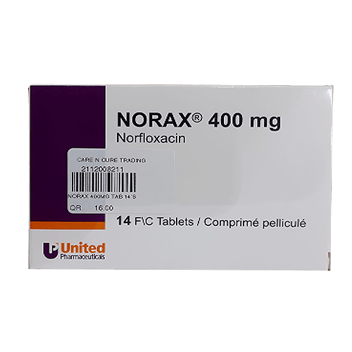 Norax 400mg Tablets 14&