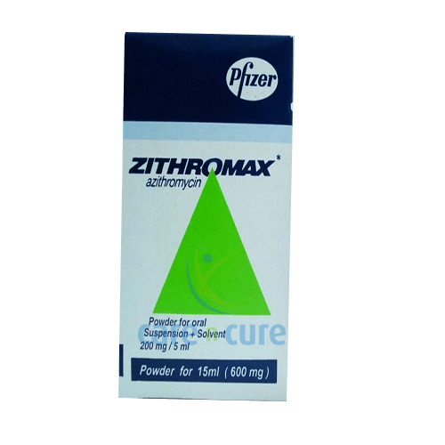 Zithromax 200Mg/5 ml Susp 15ml (600 Mg) (Original Prescription Is Mandatory Upon Delivery)