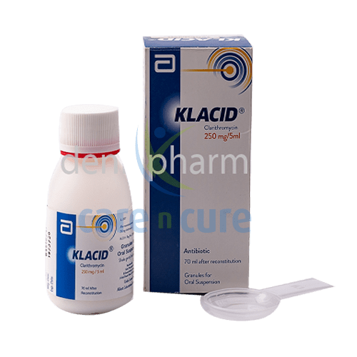 Klacid Paed Susp 250Mg/100ml (Original Prescription Is Mandatory Upon Delivery)
