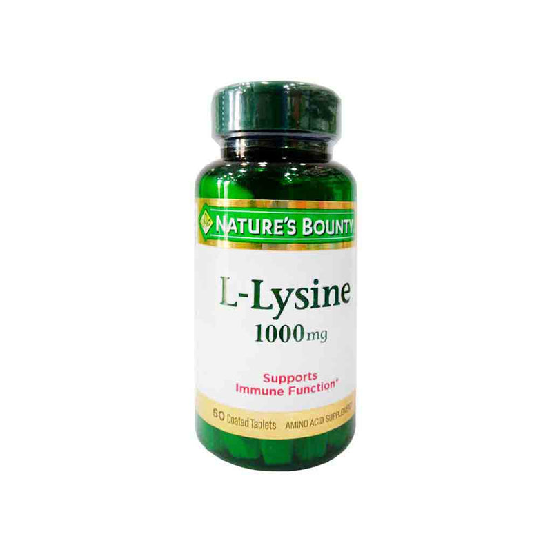 Nat.Bounty L-Lysine 1000 Mg Tablet 60&