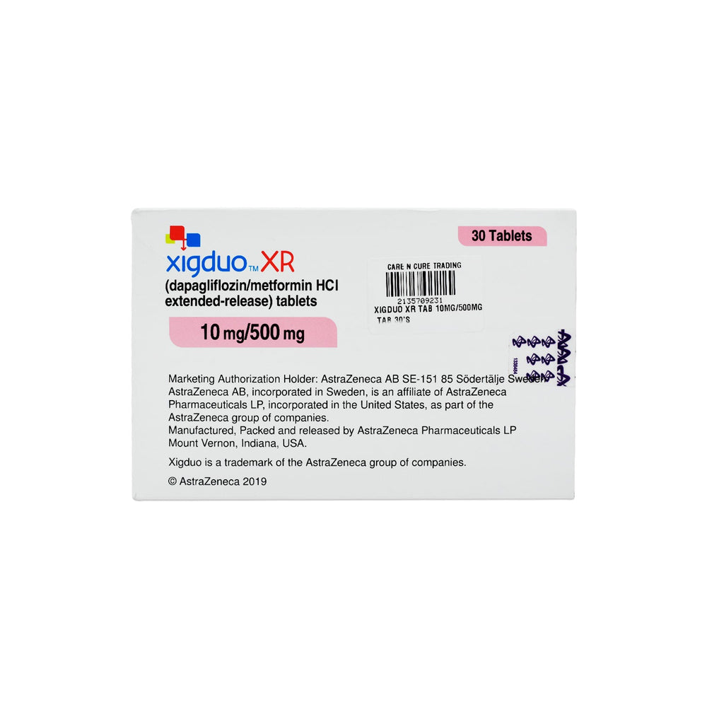 Xigduo Xr Tablet 10mg/500mg Tablet 30'S