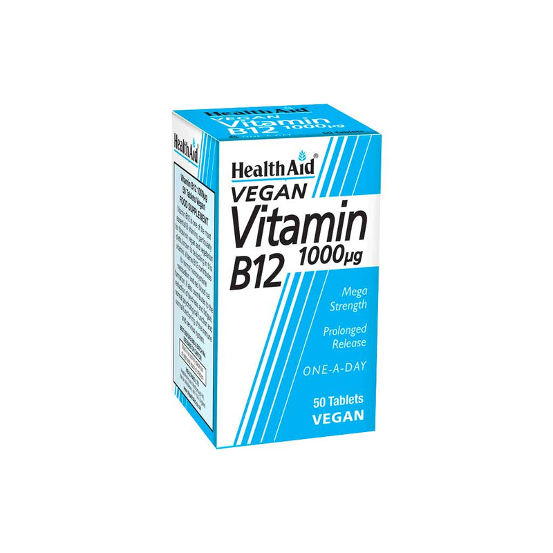 Buy Health Aid Vegan Vitamin B12 1000mg Tablets 50's Online at Best