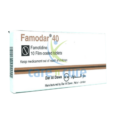 Famodar 40mg Tablets 10's