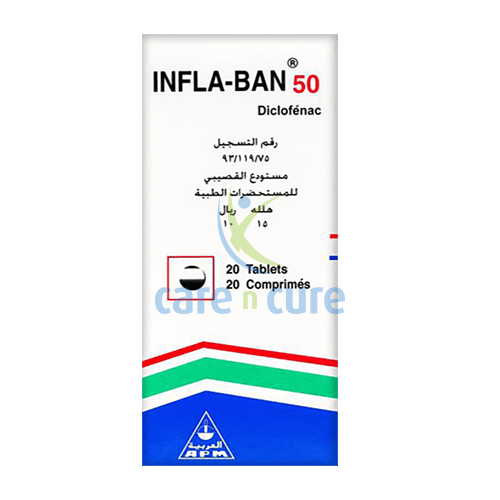 Inflaban 50mg Tablets 20's