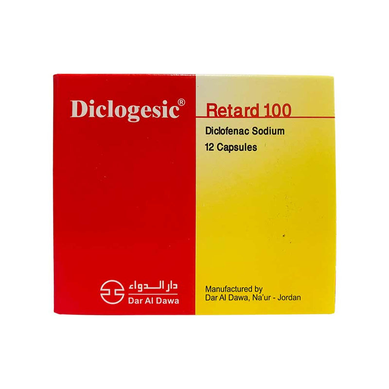 Buy Diclogesic Ret.100mg Cap 12S online in Qatar- View Usage, Benefits ...