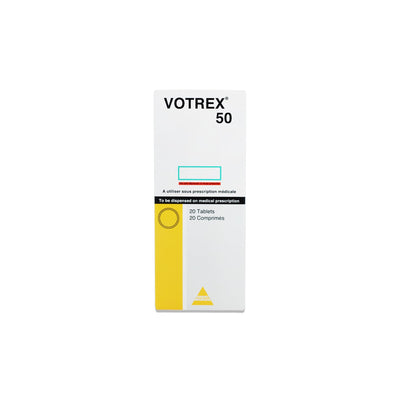 Votrex 50mg Tablets 20S