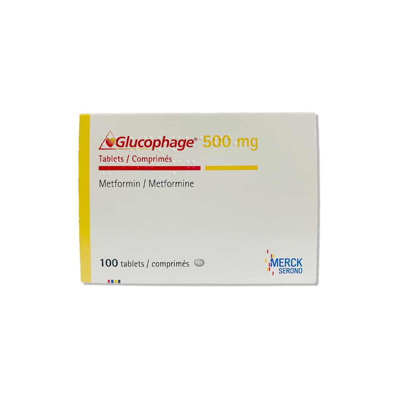 Glucophage 500mg Tablets 100S