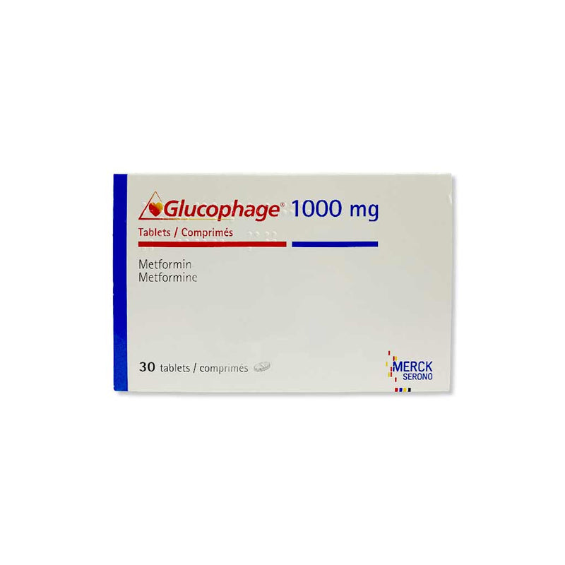 Glucophage 1000mg Tablets 30S