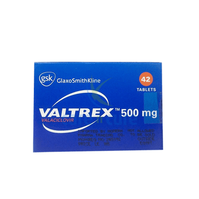 Valtrex 500mg Tablets 42's