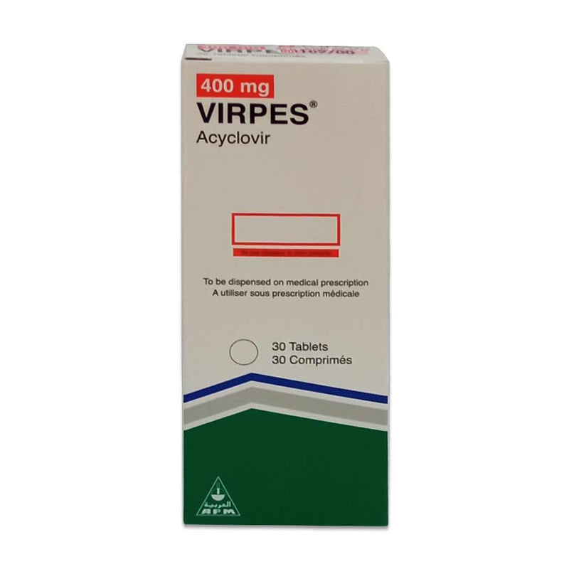 Virpes 400mg Tablets 30&