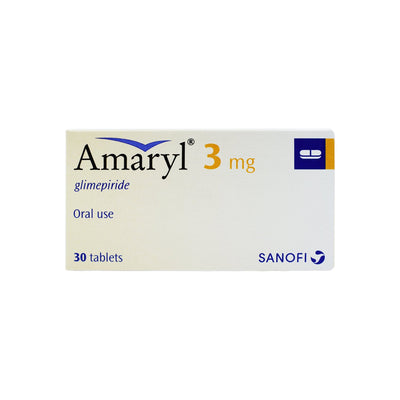 Amaryl 3mg Tablets 30S