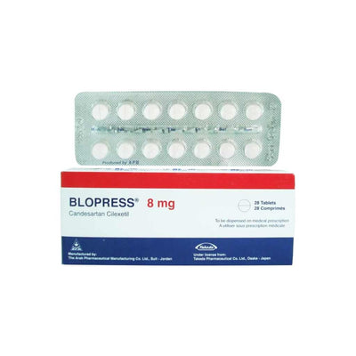 Blopress 8mg Tablets 28's