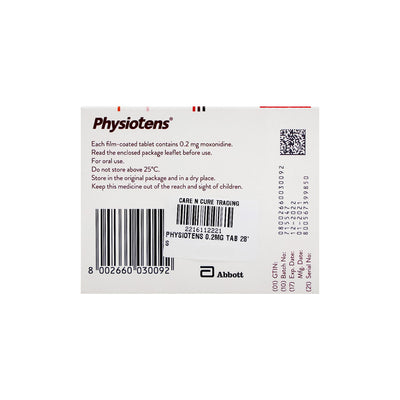 Physiotens 0.2mg Tablet 28'S