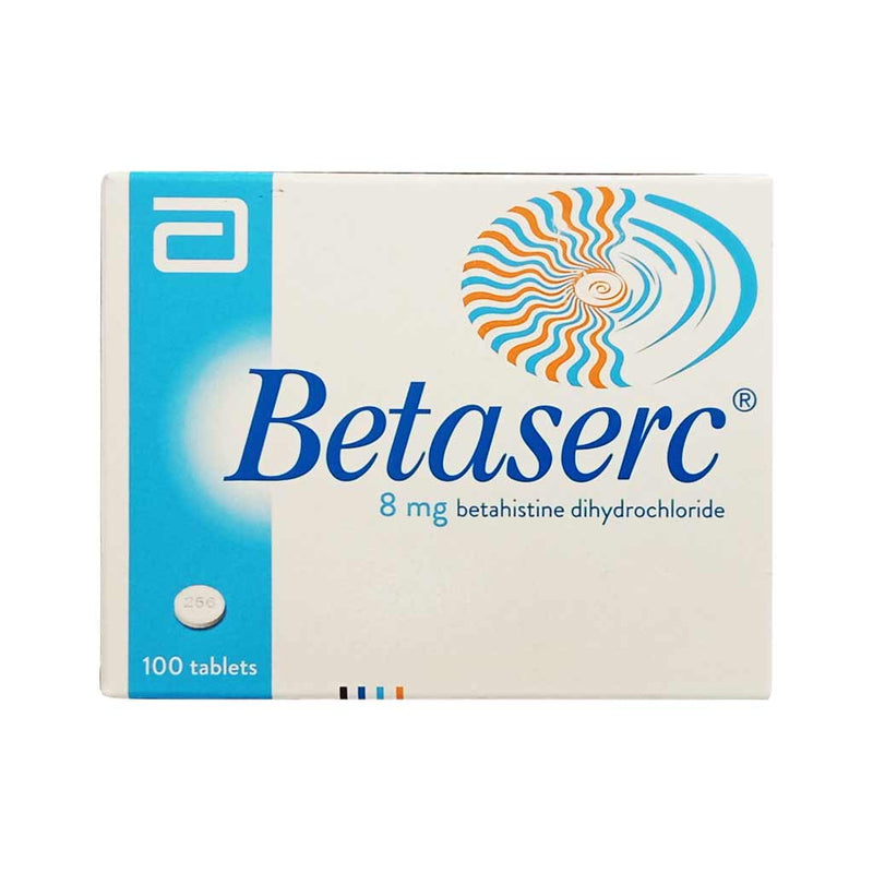Betaserc 8mg Tablets 100S