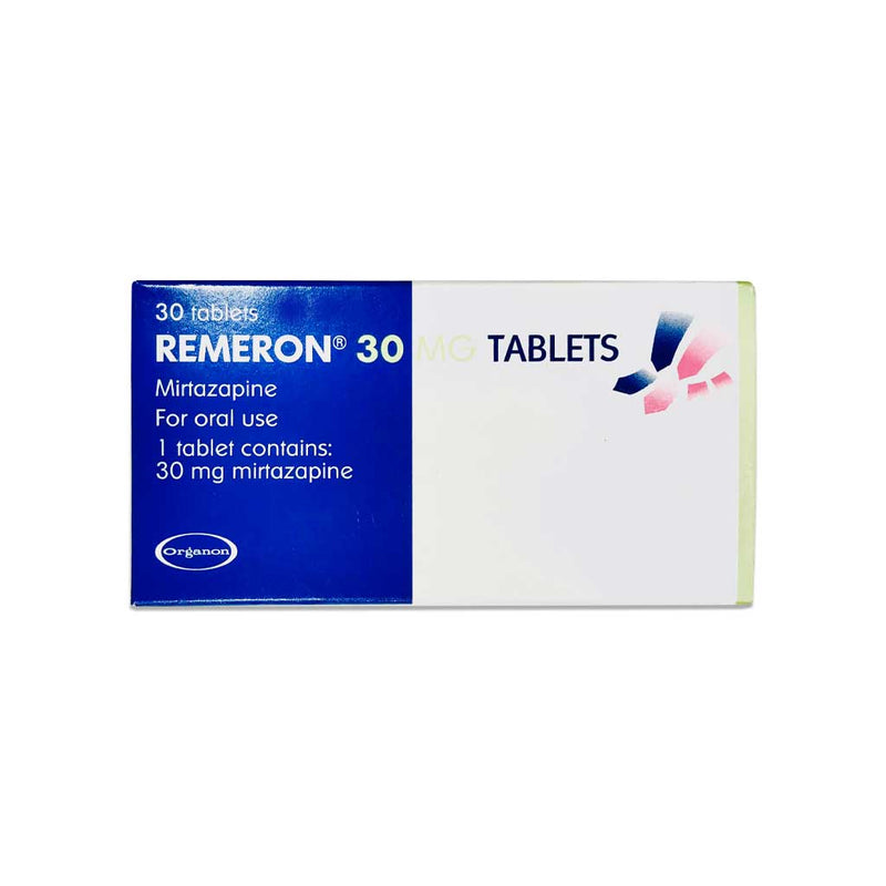Remeron 30mg Tablets 30&