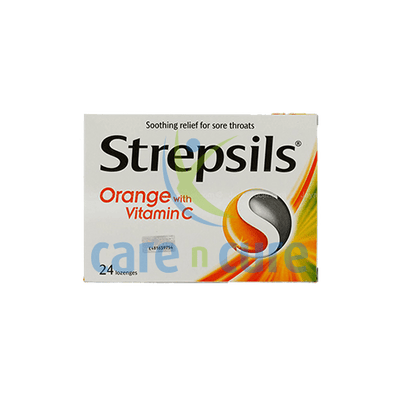 Strepsils Orange Vitamin C Lozenges  24S