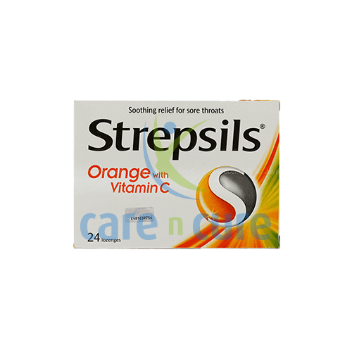 Strepsils Orange Vitamin C Lozenges  24S