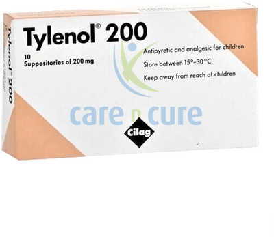 Tylenol Suppositories 200mg 10S 