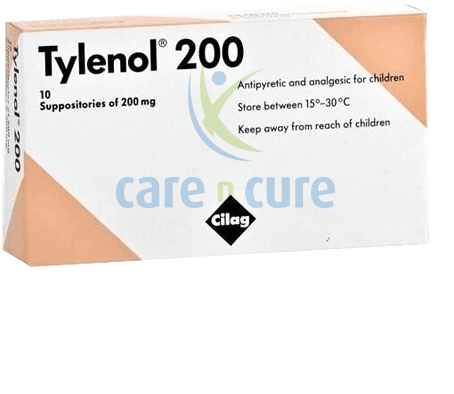 Tylenol Suppositories 200mg 10S 