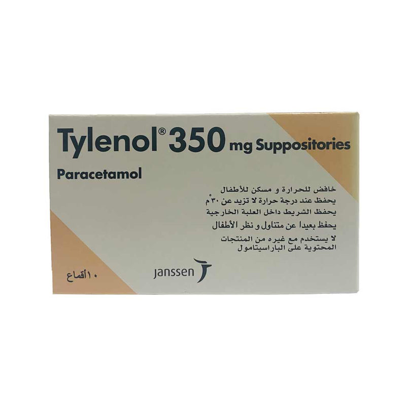 Tylenol 350 Supp 10S
