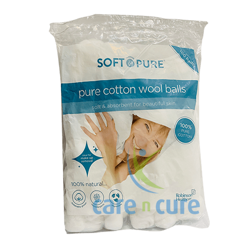 Soft & Pure Cotton Wool Balls 100S