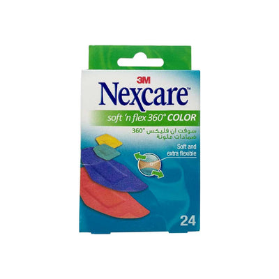 Nexcare Soft N Flex Brights Bandages Asrt 24's