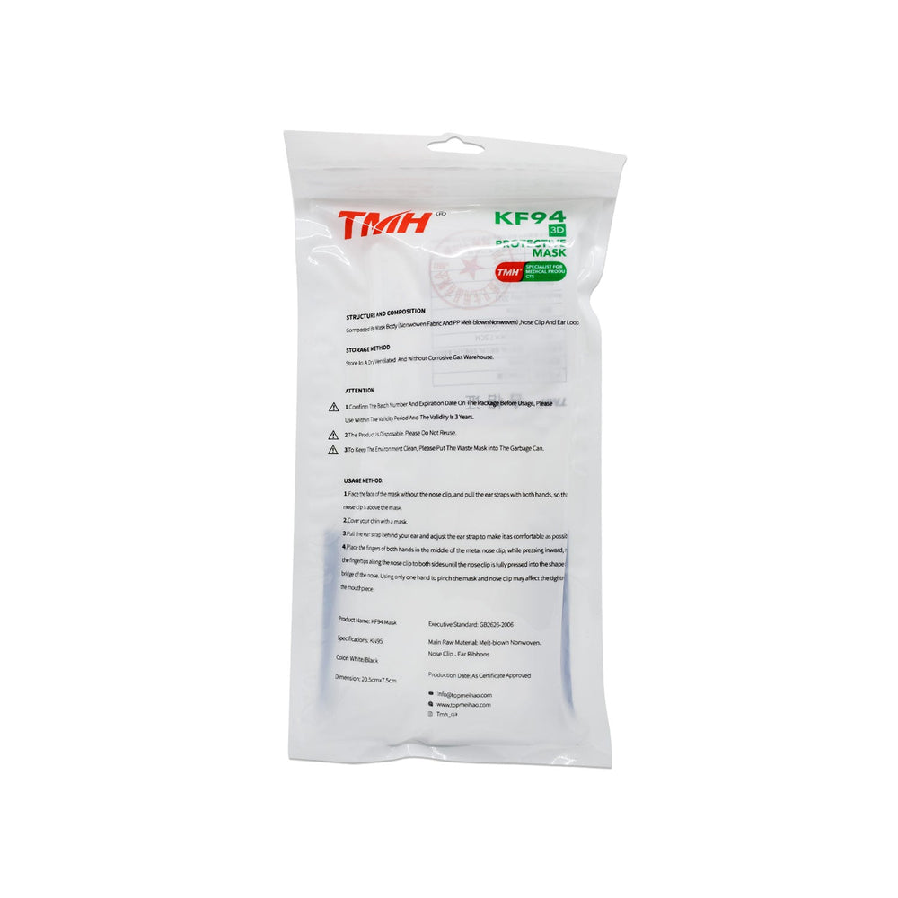 Kf94 3D Protective Face Mask 10'S