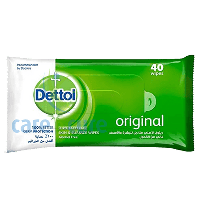 Dettol Skin Wipes Orginal 40S 