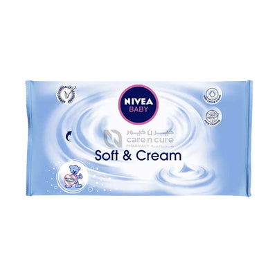 Nivea Baby Soft&Cream Wipes 63 Pieces