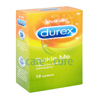 Durex Tickling Ribbed Condms 12S