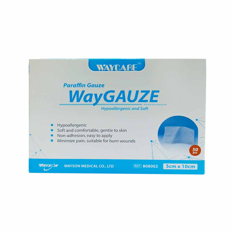 Waycare Waygauze Paraffin gauze 5 X 10 cm 50&