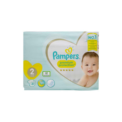 Pampers Premi Care Diapers S2 31's 4X31 Cp