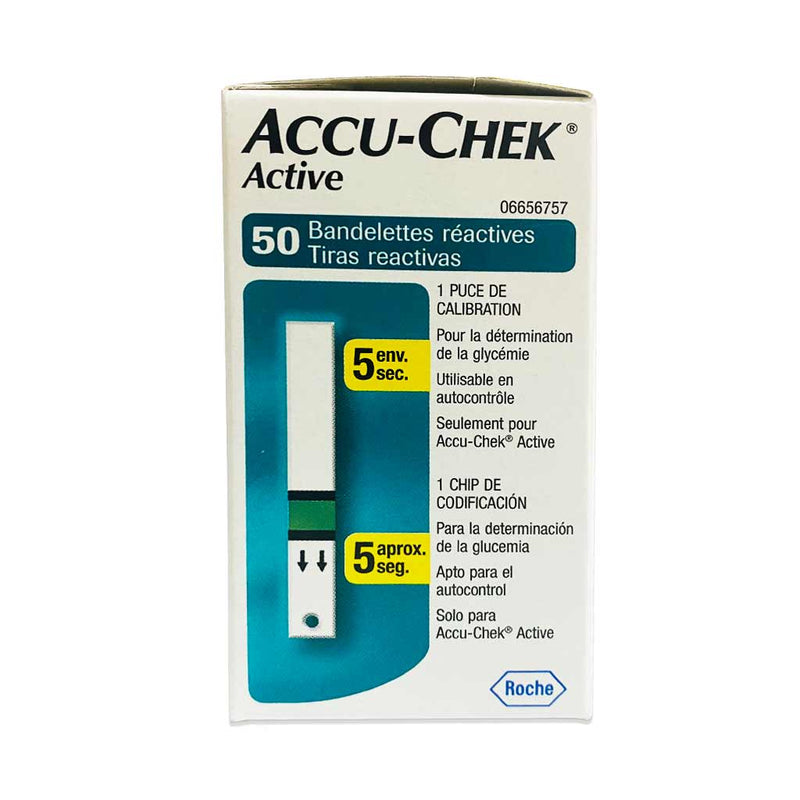 Accu Chek Active Test Strips 50S