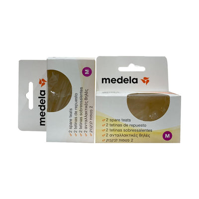 Medela Spare Teats Nipples (M) 2's