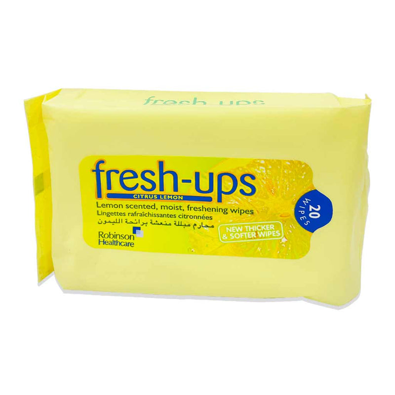 Robinsons Fresh Ups Wipes Lemon 20&