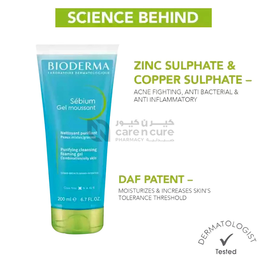 Bioderma Sebium Moussant T 200 ml