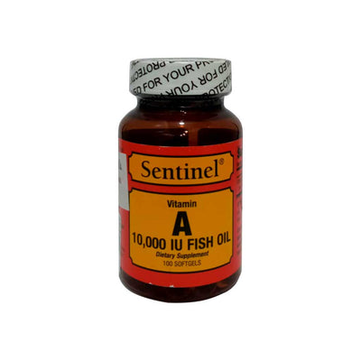 Sentinel Vit. A 10,000 Iu (Fish Oil) 100's